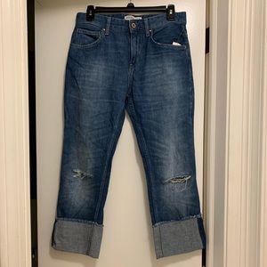 Zara Basic Z1975 Denim Jean Capris